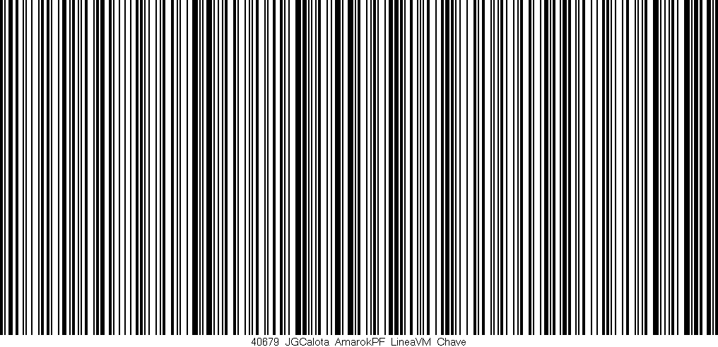 Código de barras (EAN, GTIN, SKU, ISBN): '40679_JGCalota_AmarokPF_LineaVM_Chave'