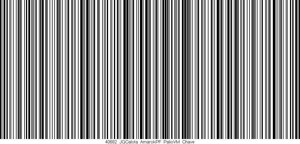 Código de barras (EAN, GTIN, SKU, ISBN): '40682_JGCalota_AmarokPF_PalioVM_Chave'