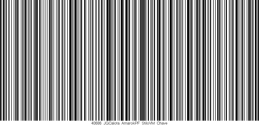 Código de barras (EAN, GTIN, SKU, ISBN): '40686_JGCalota_AmarokPF_StiloVM_Chave'