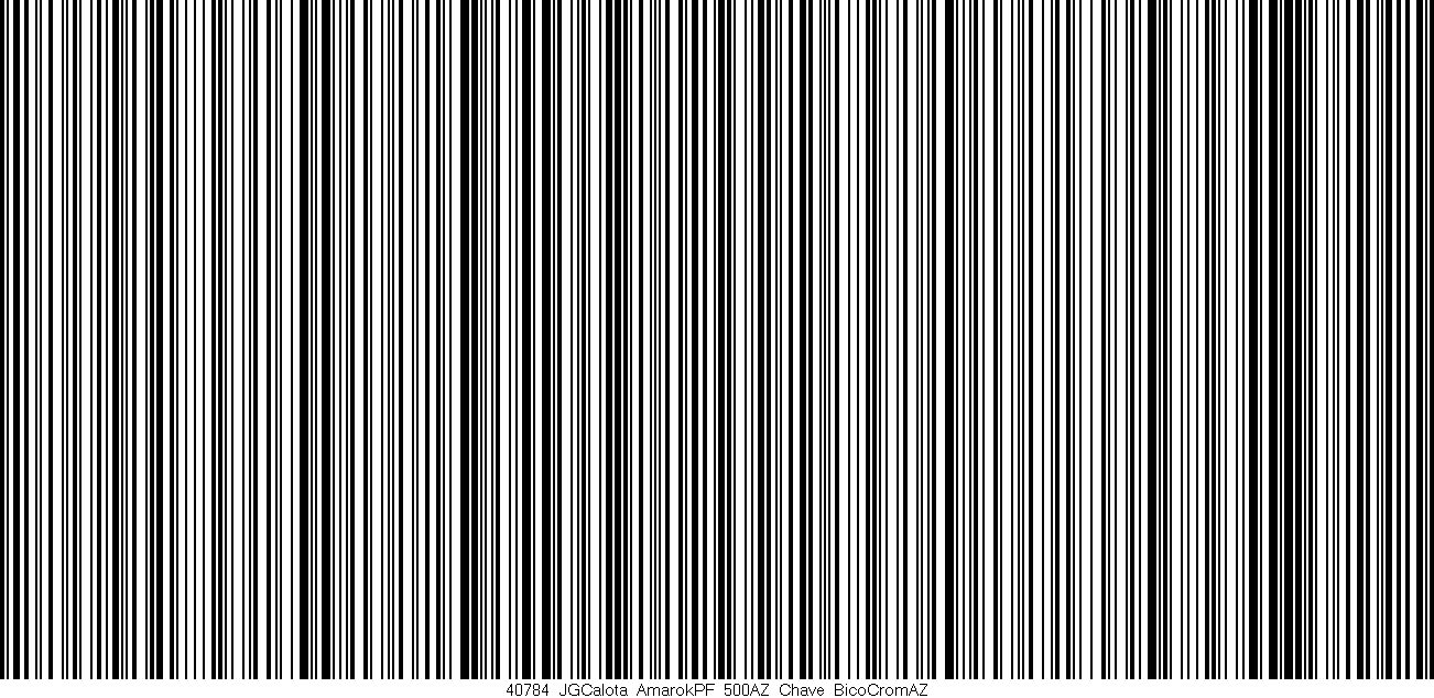 Código de barras (EAN, GTIN, SKU, ISBN): '40784_JGCalota_AmarokPF_500AZ_Chave_BicoCromAZ'