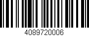 Código de barras (EAN, GTIN, SKU, ISBN): '4089720006'
