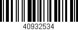 Código de barras (EAN, GTIN, SKU, ISBN): '40932534'