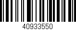 Código de barras (EAN, GTIN, SKU, ISBN): '40933550'