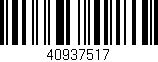 Código de barras (EAN, GTIN, SKU, ISBN): '40937517'