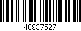 Código de barras (EAN, GTIN, SKU, ISBN): '40937527'