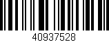 Código de barras (EAN, GTIN, SKU, ISBN): '40937528'