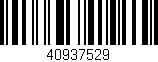 Código de barras (EAN, GTIN, SKU, ISBN): '40937529'