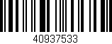 Código de barras (EAN, GTIN, SKU, ISBN): '40937533'