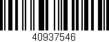 Código de barras (EAN, GTIN, SKU, ISBN): '40937546'