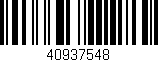 Código de barras (EAN, GTIN, SKU, ISBN): '40937548'