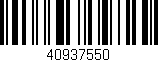 Código de barras (EAN, GTIN, SKU, ISBN): '40937550'