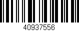 Código de barras (EAN, GTIN, SKU, ISBN): '40937556'