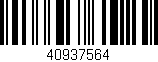 Código de barras (EAN, GTIN, SKU, ISBN): '40937564'