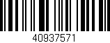 Código de barras (EAN, GTIN, SKU, ISBN): '40937571'