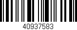 Código de barras (EAN, GTIN, SKU, ISBN): '40937583'