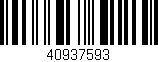 Código de barras (EAN, GTIN, SKU, ISBN): '40937593'