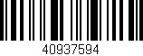 Código de barras (EAN, GTIN, SKU, ISBN): '40937594'