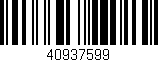 Código de barras (EAN, GTIN, SKU, ISBN): '40937599'