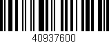 Código de barras (EAN, GTIN, SKU, ISBN): '40937600'