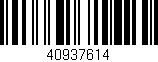 Código de barras (EAN, GTIN, SKU, ISBN): '40937614'