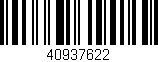 Código de barras (EAN, GTIN, SKU, ISBN): '40937622'