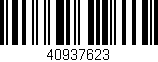 Código de barras (EAN, GTIN, SKU, ISBN): '40937623'