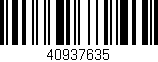 Código de barras (EAN, GTIN, SKU, ISBN): '40937635'