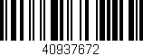 Código de barras (EAN, GTIN, SKU, ISBN): '40937672'