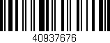 Código de barras (EAN, GTIN, SKU, ISBN): '40937676'