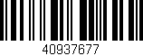Código de barras (EAN, GTIN, SKU, ISBN): '40937677'