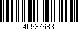 Código de barras (EAN, GTIN, SKU, ISBN): '40937683'