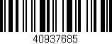 Código de barras (EAN, GTIN, SKU, ISBN): '40937685'