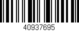 Código de barras (EAN, GTIN, SKU, ISBN): '40937695'