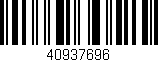 Código de barras (EAN, GTIN, SKU, ISBN): '40937696'