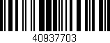Código de barras (EAN, GTIN, SKU, ISBN): '40937703'