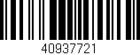 Código de barras (EAN, GTIN, SKU, ISBN): '40937721'