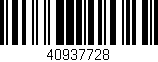Código de barras (EAN, GTIN, SKU, ISBN): '40937728'