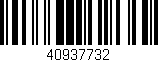 Código de barras (EAN, GTIN, SKU, ISBN): '40937732'