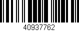 Código de barras (EAN, GTIN, SKU, ISBN): '40937762'