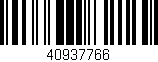 Código de barras (EAN, GTIN, SKU, ISBN): '40937766'