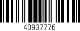 Código de barras (EAN, GTIN, SKU, ISBN): '40937776'
