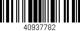 Código de barras (EAN, GTIN, SKU, ISBN): '40937782'