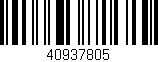 Código de barras (EAN, GTIN, SKU, ISBN): '40937805'