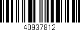 Código de barras (EAN, GTIN, SKU, ISBN): '40937812'