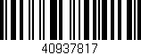 Código de barras (EAN, GTIN, SKU, ISBN): '40937817'