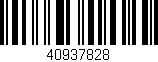 Código de barras (EAN, GTIN, SKU, ISBN): '40937828'