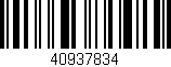 Código de barras (EAN, GTIN, SKU, ISBN): '40937834'