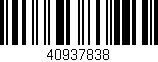 Código de barras (EAN, GTIN, SKU, ISBN): '40937838'