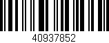 Código de barras (EAN, GTIN, SKU, ISBN): '40937852'