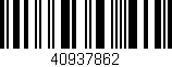 Código de barras (EAN, GTIN, SKU, ISBN): '40937862'